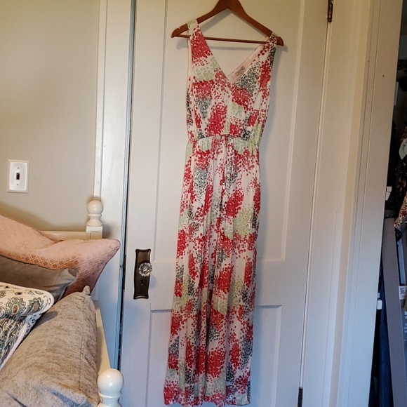 Lucky Brand NWT Floral Sleeveless Maxi Dress XS - Picture 7 of 10